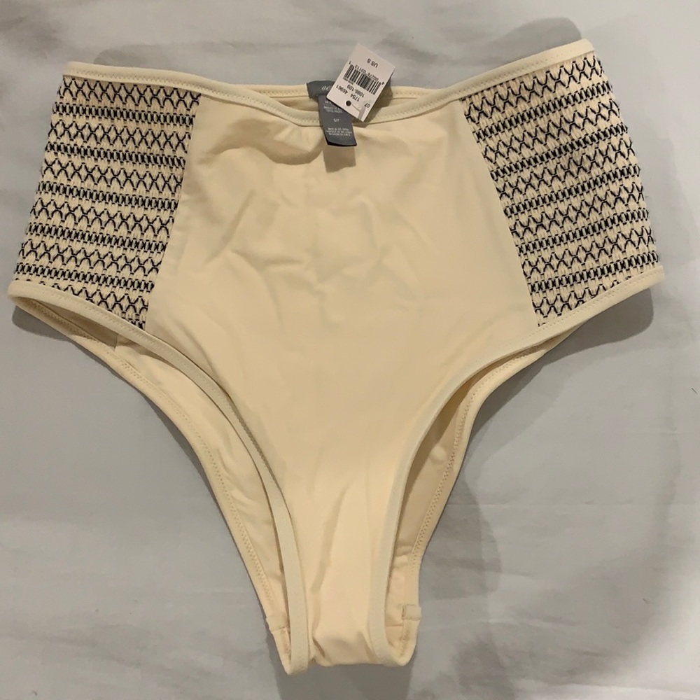 High waisted bikini bottoms